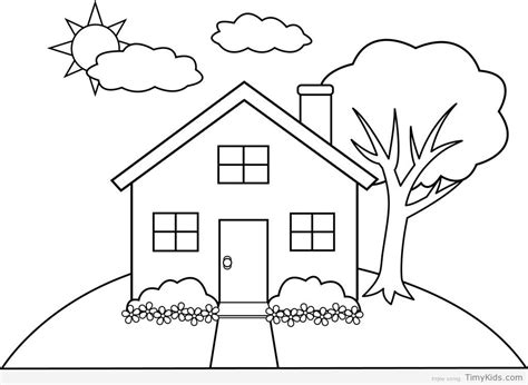 House Drawing Easy For Kids – Warehouse of Ideas