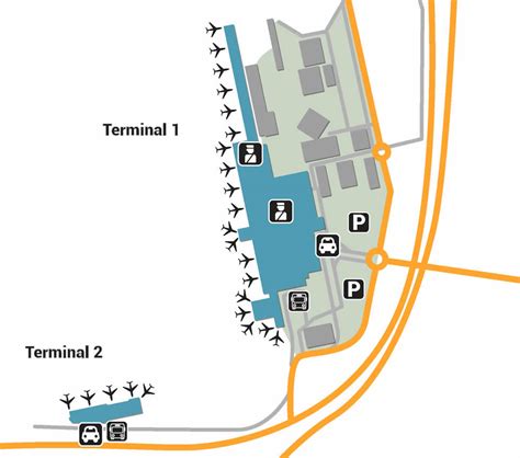 Lisbon Airport Terminal 1 Gate Map - Half Revolutions