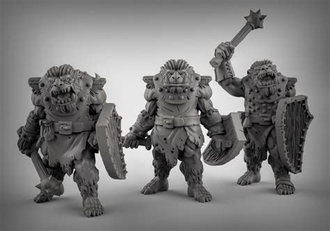 Bugbear Miniature by Duncan Shadow Dnd, Dungeon and Dragon Mini, Tabletop Miniature, Fantasy ...