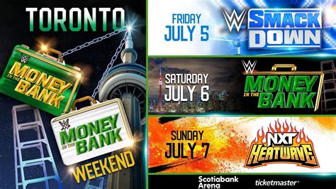 WWE headed to Toronto for massive three-event Money in The Bank Week in July 2024 | WWE