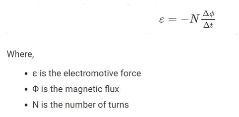 Faraday’s Laws of Electromagnetic Induction - First and Second Law