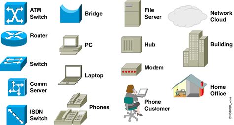 8 Network Topology Icons For PowerPoint Images - PowerPoint Network Diagram Icons, Cisco Network ...