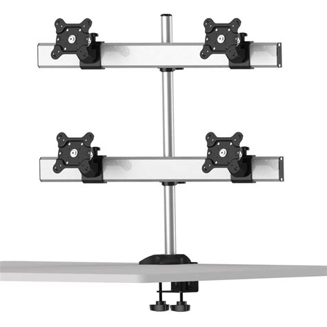 Quad Monitor Stand 2X2 Low Profile w/ Quick Release