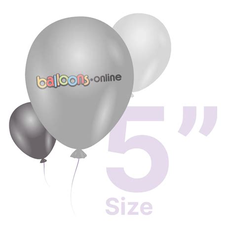 Balloon size chart: shop wholesale and retail - Balloons Online