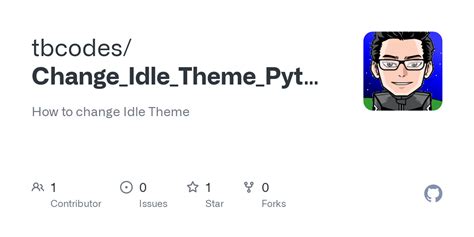 GitHub - tbcodes/Change_Idle_Theme_Python_IDE: How to change Idle Theme