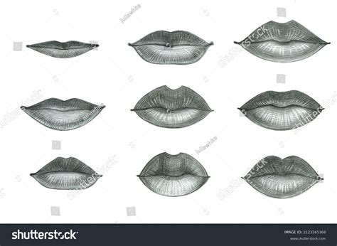 7,531 Lip Pencil Draw Images, Stock Photos & Vectors | Shutterstock