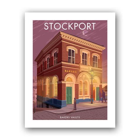 Stockport Art Print – Stephen Millership - The Art of Travel