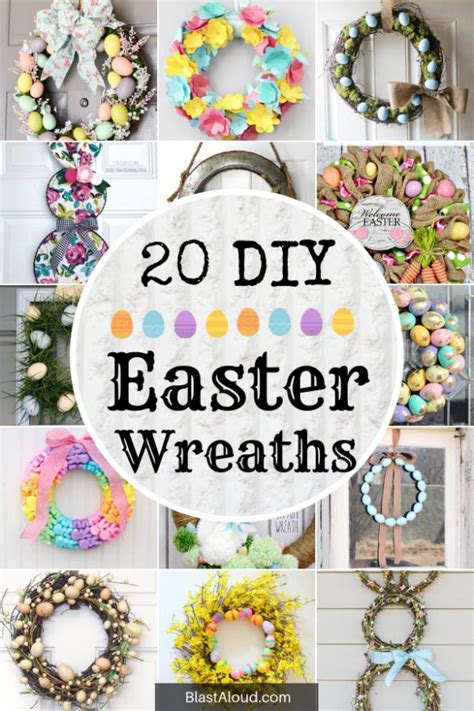 20 DIY Easter Wreaths Perfect For Spring And Easter