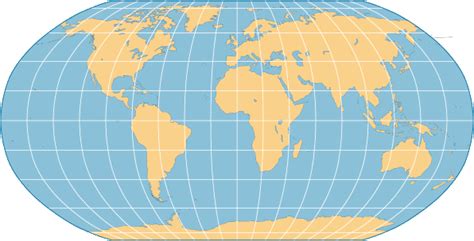 The Robinson Projection – Robinson Map Library