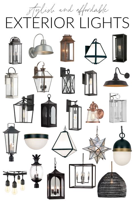 Stylish & Affordable Exterior Light Fixtures - Life On Virginia Street