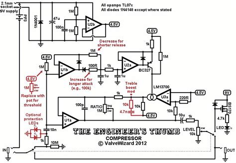 Audio Compressor Circuit Diagram / compression / Understanding each of the following controls ...