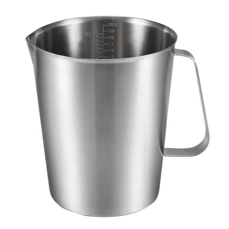 Stainless Steel Measuring Cup with Marking with Handle, 64oz - Walmart.com