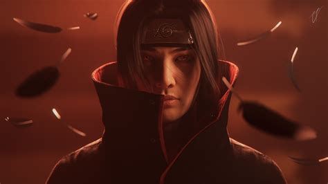 1920x1080 Resolution Itachi Uchiha Cool Art 1080P Laptop Full HD Wallpaper - Wallpapers Den