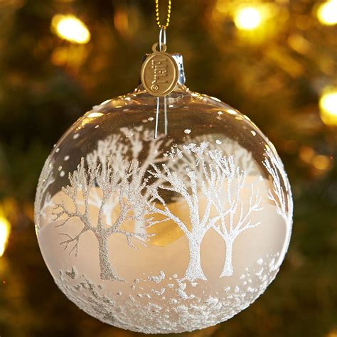 European Glass White Tree Ornament | Pier 1 Imports | Christmas ornaments, Painted christmas ...