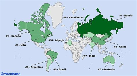 The Largest and the Smallest Countries in the World | Flipboard