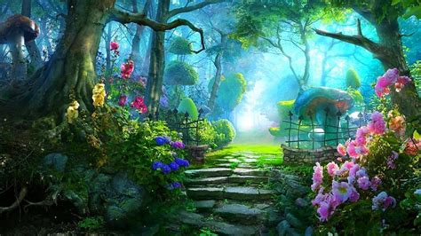 Enchanted Garden Wallpapers - Top Free Enchanted Garden Backgrounds - WallpaperAccess