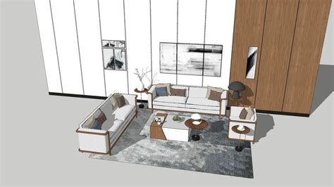 Sofa Set Collection | 3D Warehouse | Muebles sketchup, Ideas diseño de interiores, Arreglo de ...