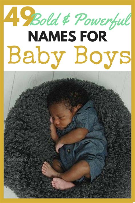 49 Powerful Baby Names for African American Boys | African american baby names, African american ...