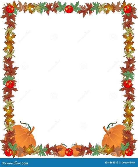 Free Fall Borders And Clipart