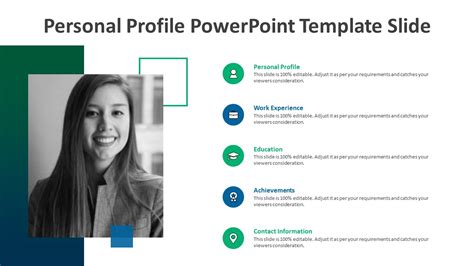 Personal Profile PowerPoint Template Slide | Creative Resume PPT