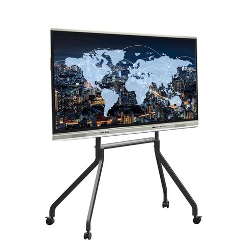 75 Inch Interactive Touch Screen Whiteboard 1651x929mm，Android8,Black and Silver