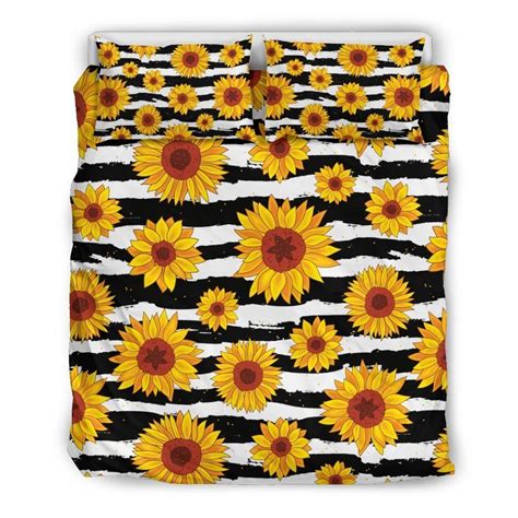 Sunflower Duvet Cover Bedding Set - Metal Pigeon