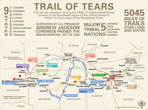 Trail of Tears: Routes, Statistics, and Notable Events | Britannica