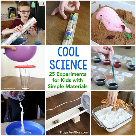 Cool Science Experiments for Kids - Frugal Fun For Boys and Girls