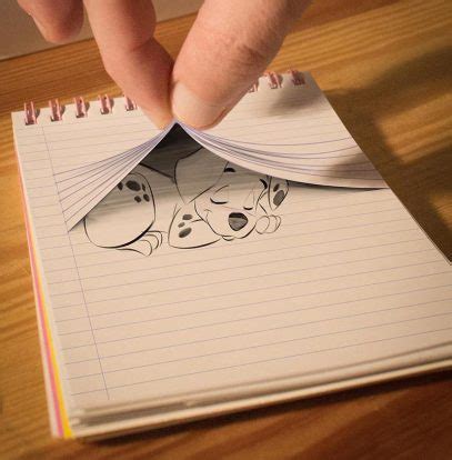 45+ Creative Drawing with Notebook Lines by Luigi Kemo - Designbolts