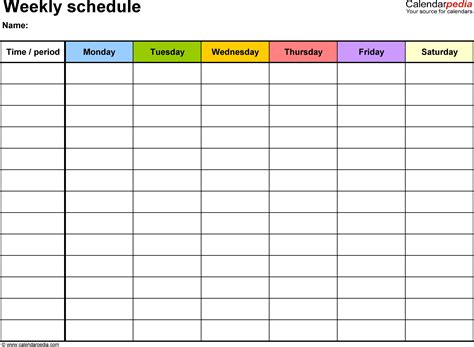 a work schedule template how to have a fantastic a work - free printable blank work schedules ...