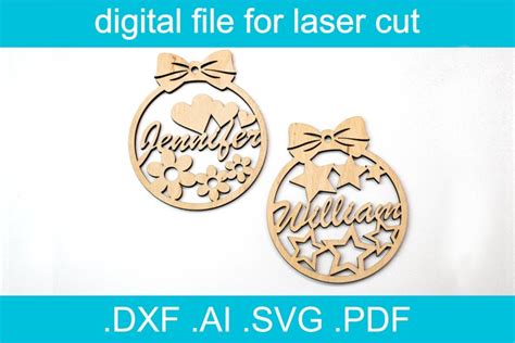 Free Laser Cutting Designs download - Laser Cut Files Christmas Ornament SVG Bundle | Free ...