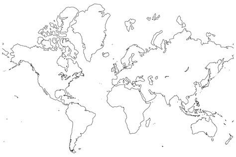 Clipart - World map