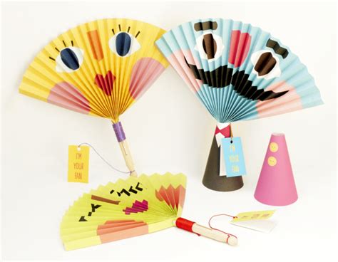 Summer Paper Fans - Mr Printables