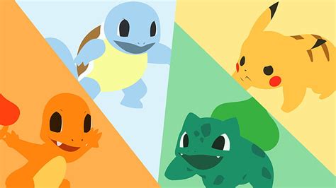 HD wallpaper: four Pokemon characters wallpaper, Pokémon, Bulbasaur (Pokémon) | Wallpaper Flare