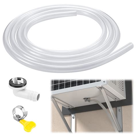 Snapklik.com : 10ft Air Conditioner Drain Hose, 3/5 Inch Portable AC Drain Hose Connector ...