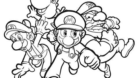 Wario Super Mario Coloring Pages Coloring Pages