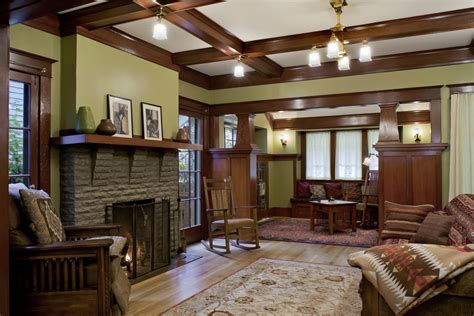 Laurelhurst 1912 Craftsman living room after - Hooked on Houses