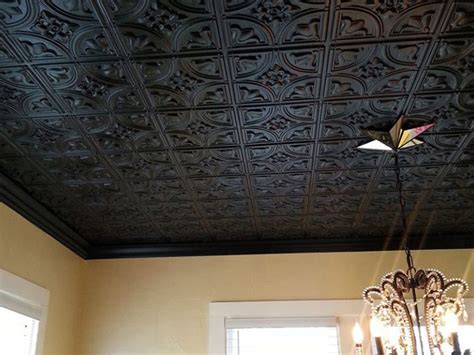 Black Ceiling Tiles Add Drama to the Right Room - Decorative Ceiling Tiles, Inc. Store