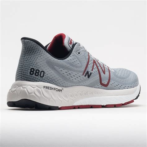 New Balance Fresh Foam X 880v13 Men's Aluminum Grey/Crimson/Black - HiSneaker Shop