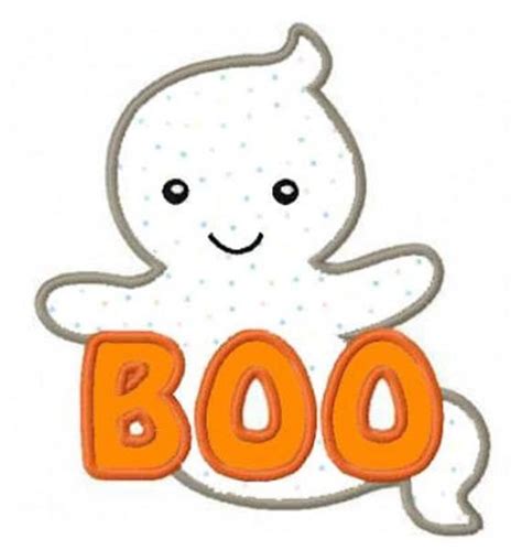 Items similar to Halloween boo ghost applique machine embridery design on Etsy