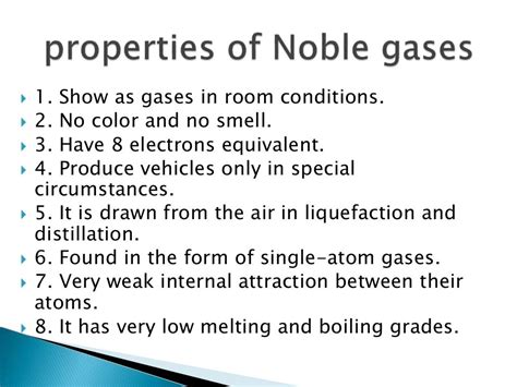 Noble gases