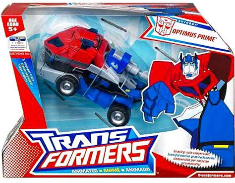 Transformers Animated Voyager Optimus Prime Voyager Action Figure Hasbro Toys - ToyWiz