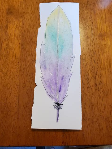 Watercolor feathers | Skillshare Student Project