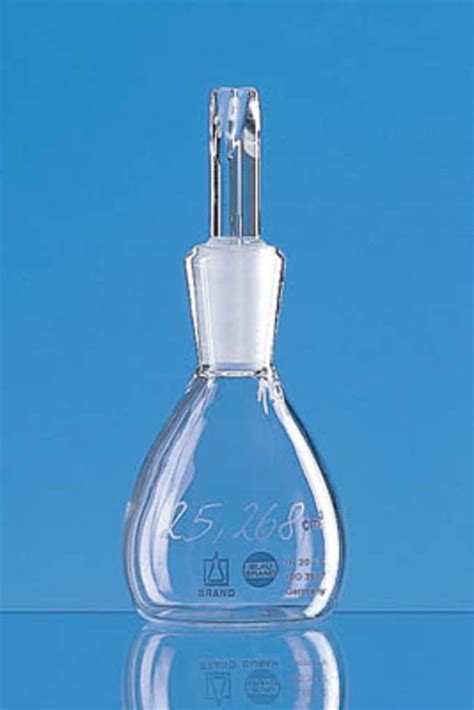 BRAND Gay-Lussac Calibrated Density Bottle Volume: 100mL:Specialty Lab | Fisher Scientific