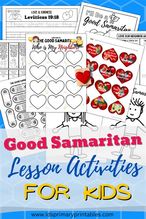 The Good Samaritan Parable Bible Lesson & Activities for Kids