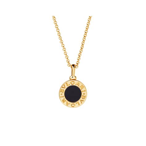 Yellow gold BVLGARI BVLGARI Necklace with Black Onyx | Bulgari Official Store