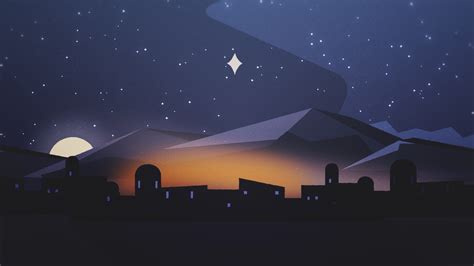 Christmas Night Bethlehem | Motion Video Background