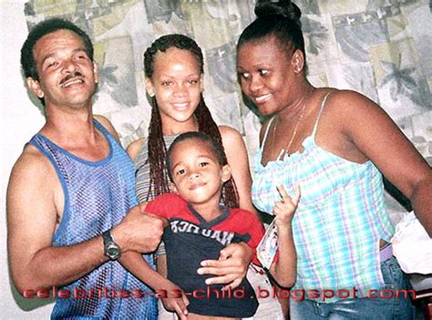 Celebrities As A Child: Rihanna Childhood Photos