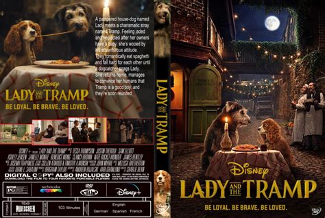 Lady And The Tramp (2019) R1 Custom DVD Cover & Label - DVDcover.Com