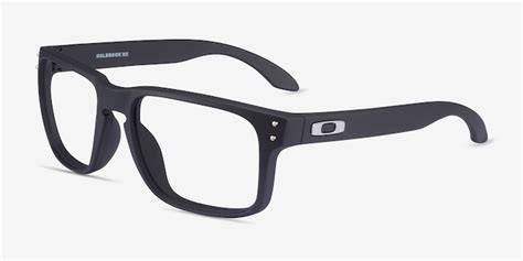 Oakley Holbrook Rx - Rectangle Satin Black Frame Glasses For Men | EyeBuyDirect